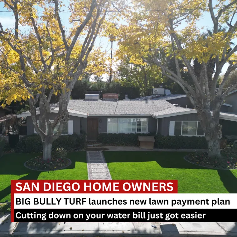 City-specific news-flash advertising static built for the San Diego audience around the water-saving cash rebate offer.