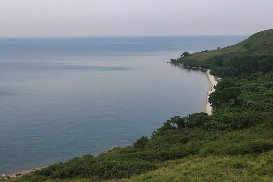 Lake shoreline at Walindi Point, used as Instagram carousel ad creative.
